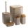 Juego de accesorios de baño WAVE 5 pz beige/marrón
