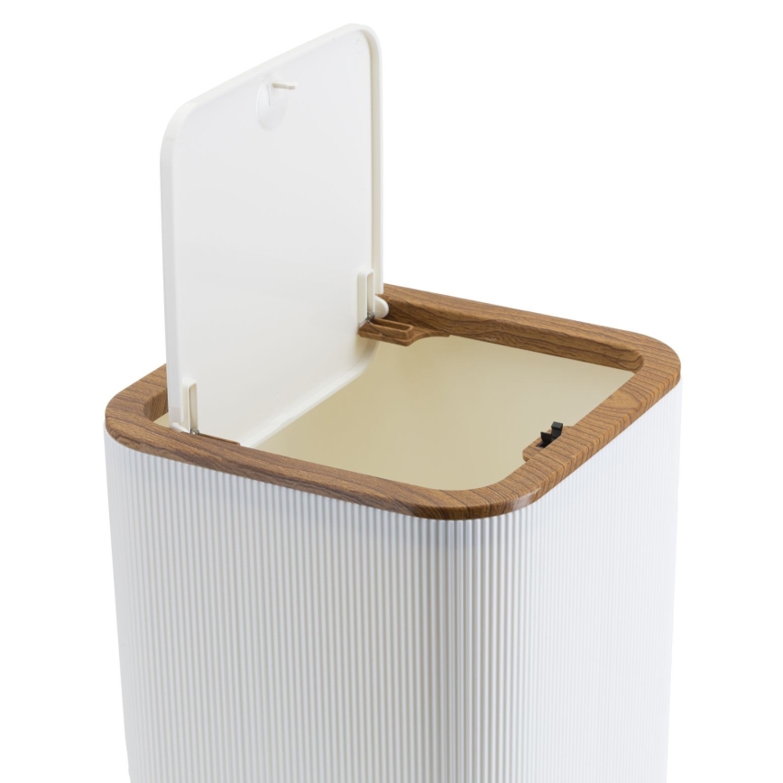 Juego de accesorios de baño ZOYA 5 pz blanco/marrón