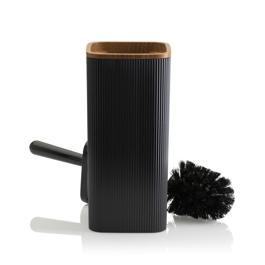 Juego de accesorios de baño ZOYA 5 pz negro/marrón