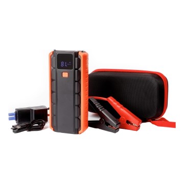 Juego de arrancador de coche 1000A con un power bank 12000 mAh PD 10W y Linterna LED con gancho e imán
