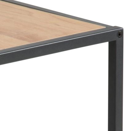 Juego de mesas de centro SARON 2 pz roble/negro