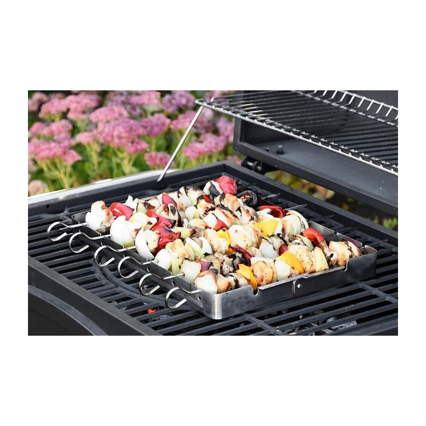 Juego de pinchos para parrilla 6 pz