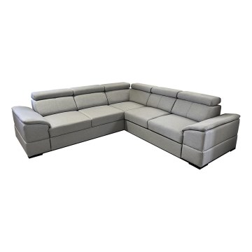 Juego de salón de esquina plegable universal con almacenamiento GRANADA gris