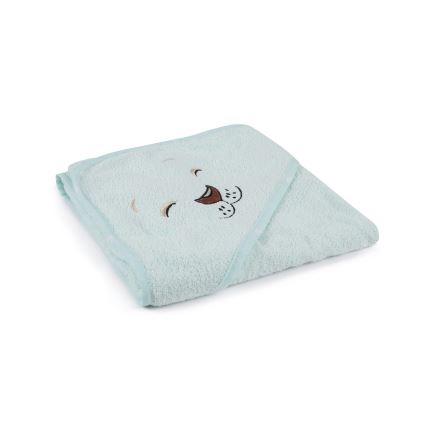 Juego infantil de toalla ASLAN - albornoz, toalla, toallita de baño menta