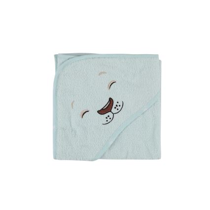 Juego infantil de toalla ASLAN - albornoz, toalla, toallita de baño menta