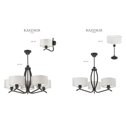 JUPITER 1278-KS3G - Lámpara colgante KASZMIR 3xE27/60W