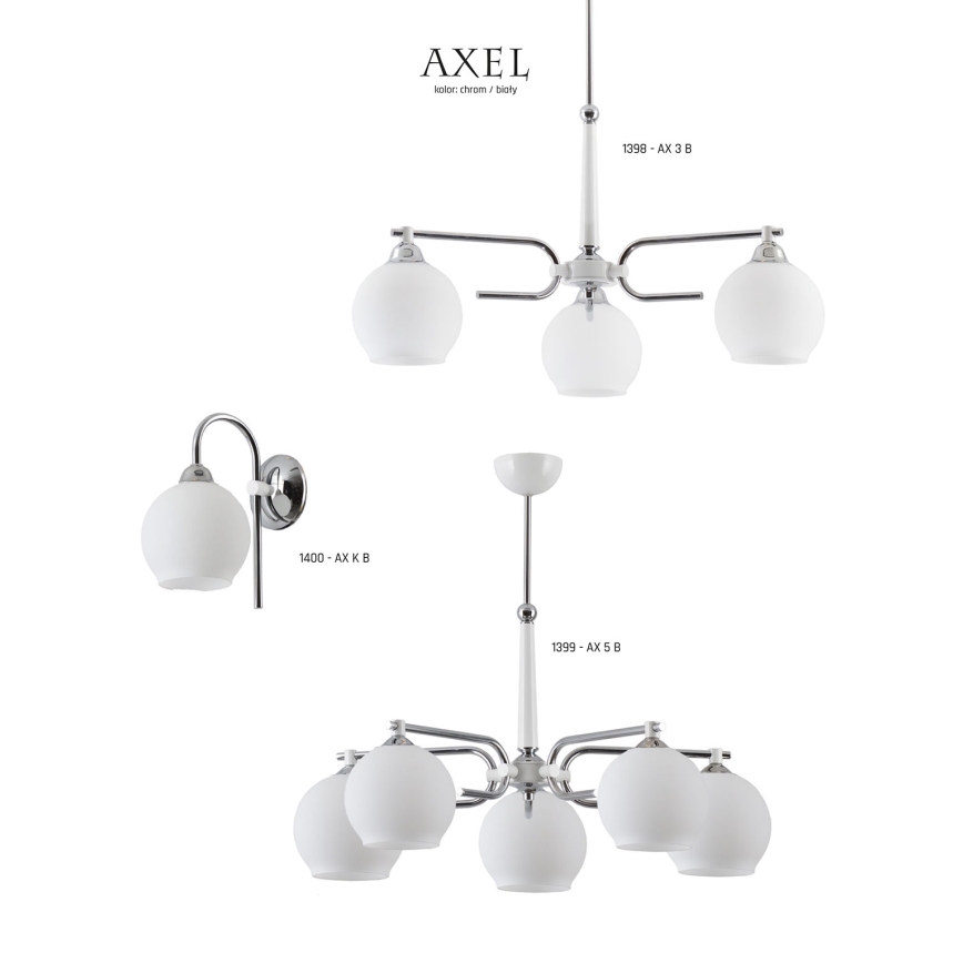 Jupiter 1398 - AX 3 B - Lámpara colgante AXEL 3xE27/60W/230V