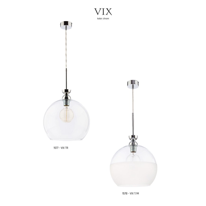 Jupiter 1577 - VIX TR - Lámpara colgante VIX E27/60W