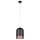 Jupiter 1647 - Lámpara colgante DIXON 1xE27/60W/230V cobre/blanco