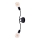 Jupiter 1672 - Aplique LUCE 2xE27/60W/230V negro