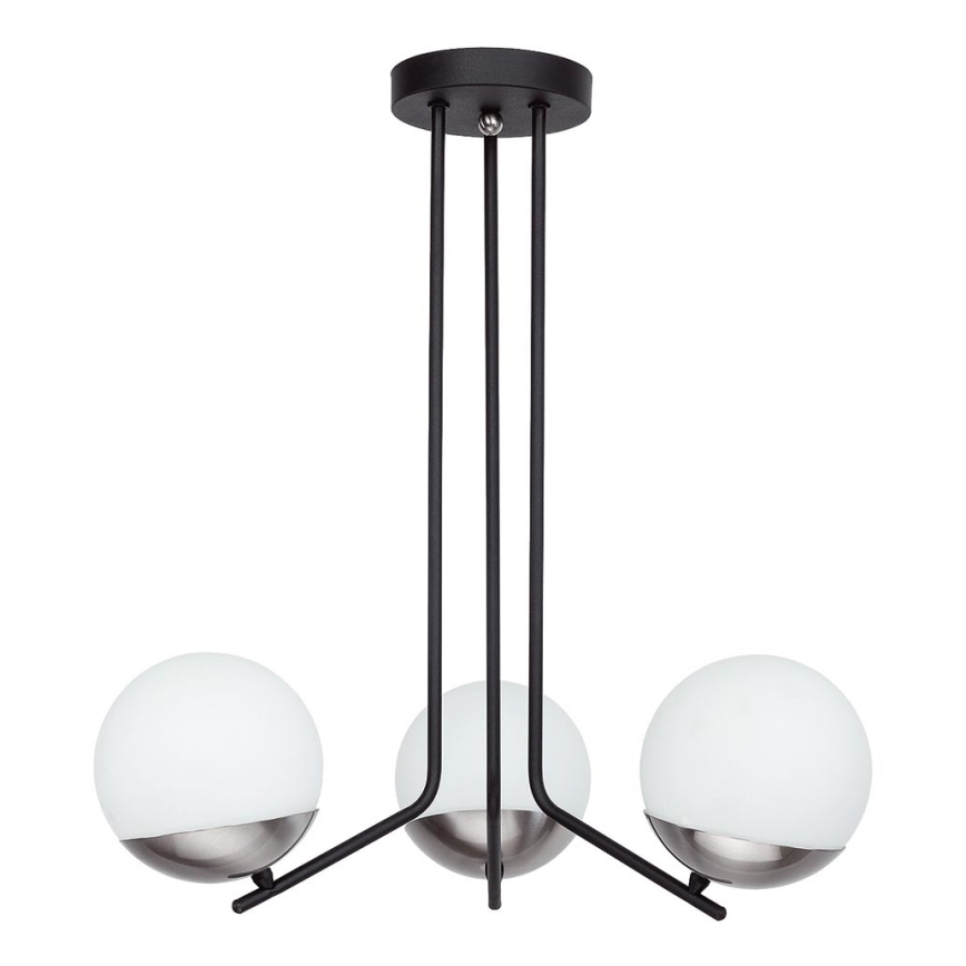 Jupiter 1723 - Lámpara colgante SANTA 3xE14/40W/230V cromo brillante