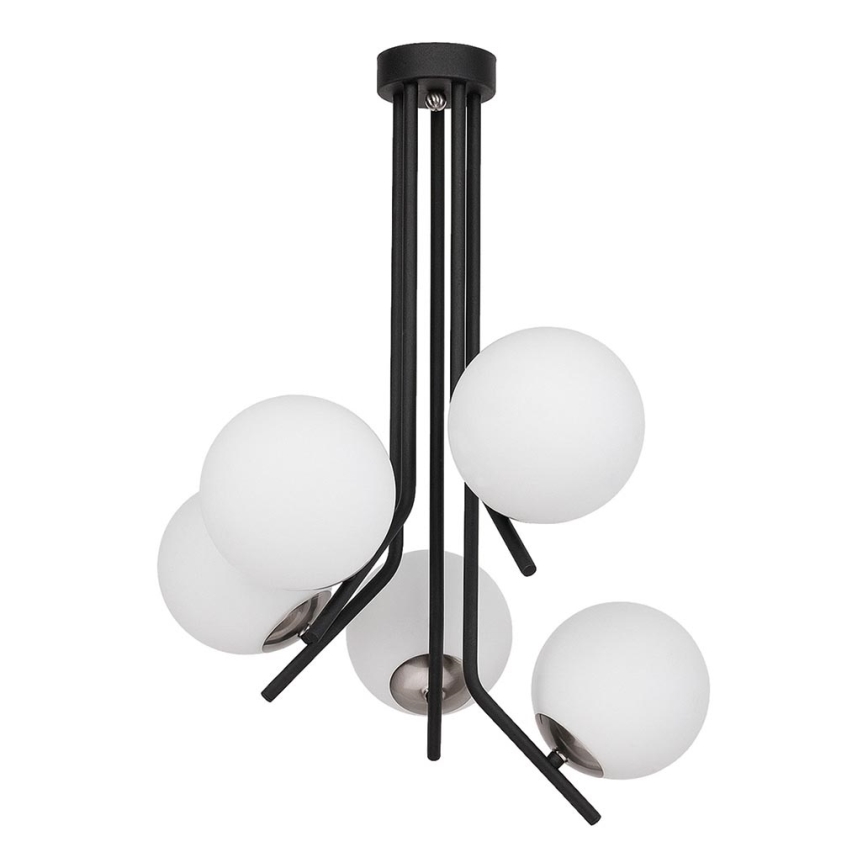 Jupiter 1737 - Lámpara colgante TIM 5xE14/40W/230V cromo brillante