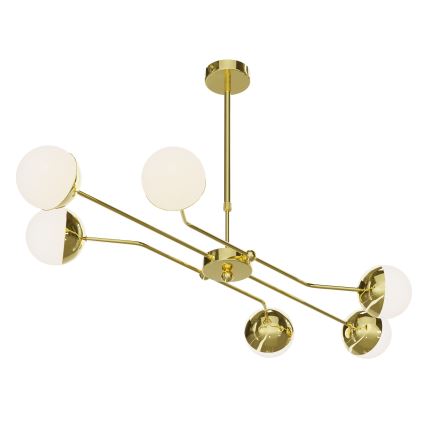 Jupiter 1980 - Lámpara de techo TRENTO 6xG9/10W/230V dorado
