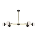 Jupiter 1981 - Lámpara de pie TRENTO 6xG9/10W/230V negro/dorado