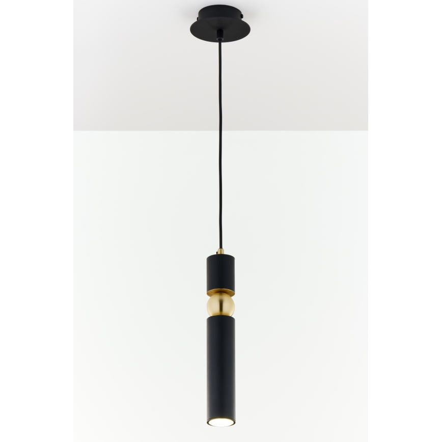 Jupiter 2003 - Lámpara colgante ALAS 1xGU10/10W/230V negro/dorado