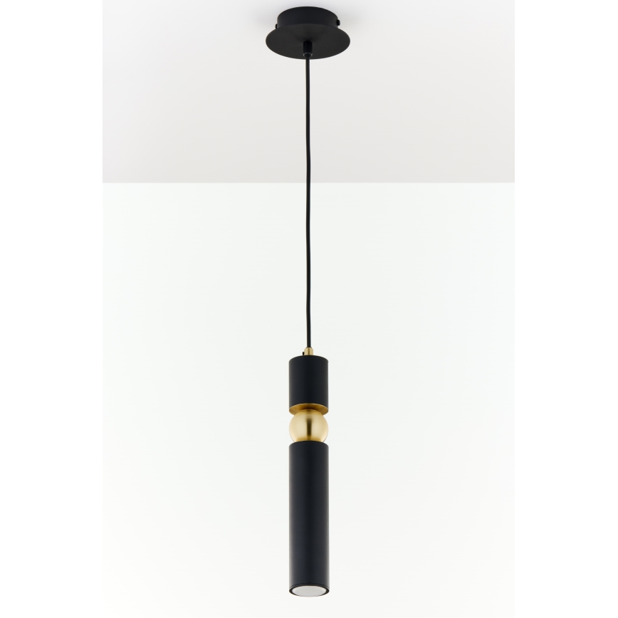 Jupiter 2003 - Lámpara colgante ALAS 1xGU10/10W/230V negro/dorado