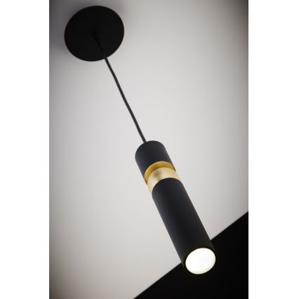 Jupiter 2003 - Lámpara colgante ALAS 1xGU10/10W/230V negro/dorado