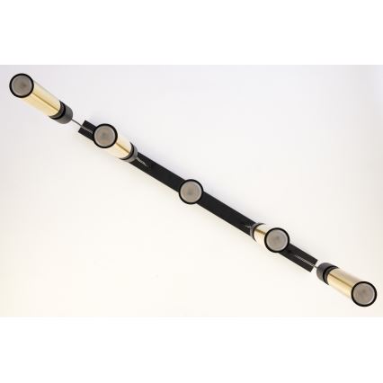 Jupiter 2012 - Lámpara colgante ALAS 5xGU10/10W/230V negro/dorado