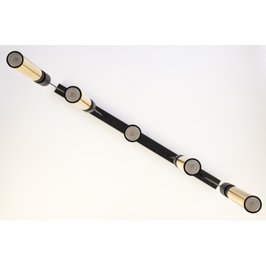 Jupiter 2012 - Lámpara colgante ALAS 5xGU10/10W/230V negro/dorado