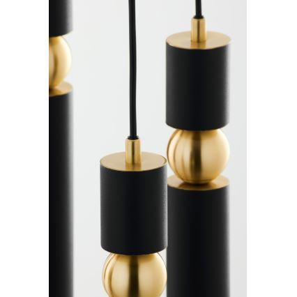 Jupiter 2014 - Lámpara colgante ALAS 5xGU10/10W/230V negro/dorado
