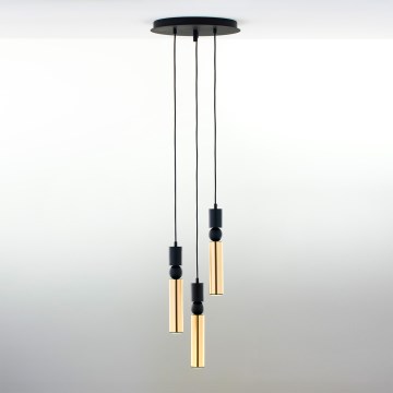 Jupiter 2016 - Lámpara colgante ALAS 3xGU10/10W/230V dorado/negro