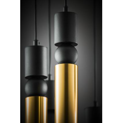 Jupiter 2018 - Lámpara colgante ALAS 7xGU10/10W/230V dorado/negro
