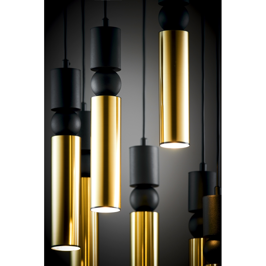 Jupiter 2018 - Lámpara colgante ALAS 7xGU10/10W/230V dorado/negro