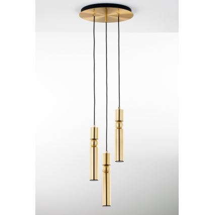 Jupiter 2019 - Lámpara colgante ALAS 3xGU10/10W/230V dorado