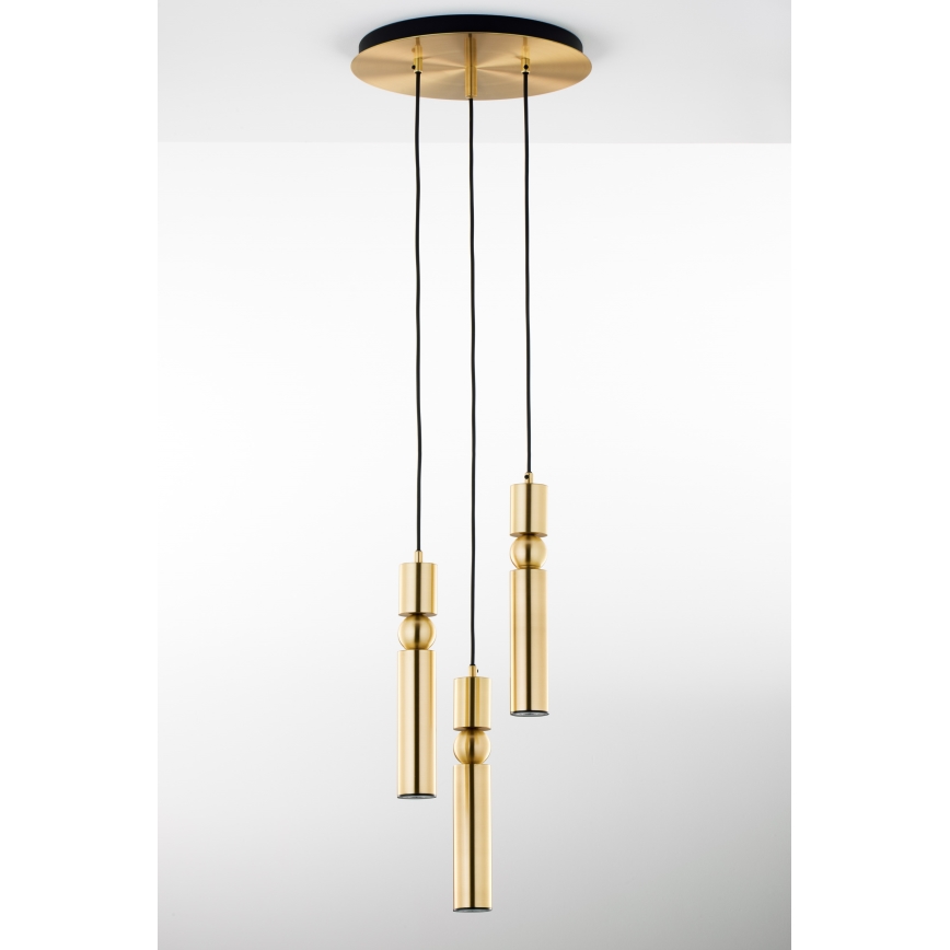 Jupiter 2019 - Lámpara colgante ALAS 3xGU10/10W/230V dorado