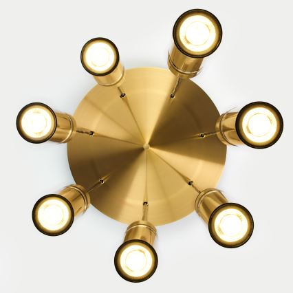 Jupiter 2021 - Lámpara colgante ALAS 7xGU10/10W/230V dorado