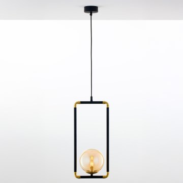 Jupiter 2024 - Lámpara colgante ZAFRA 1xG9/10W/230V negro/dorado/beige