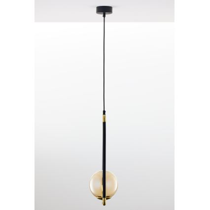 Jupiter 2024 - Lámpara colgante ZAFRA 1xG9/10W/230V negro/dorado/beige
