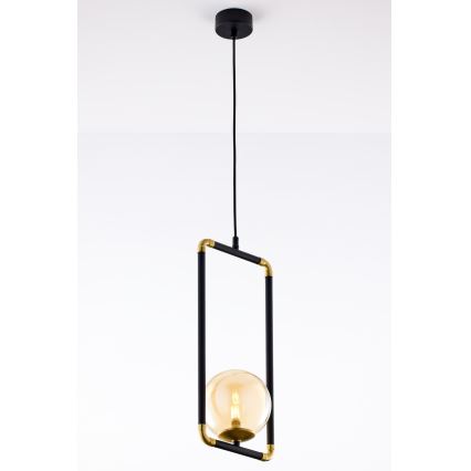 Jupiter 2024 - Lámpara colgante ZAFRA 1xG9/10W/230V negro/dorado/beige