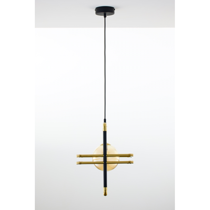 Jupiter 2025 - Lámpara colgante FIORI 1xG9/10W/230V negro/dorado/beige
