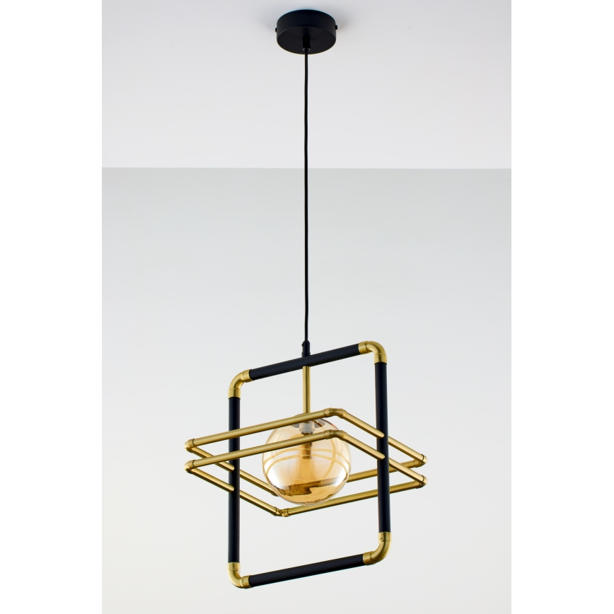 Jupiter 2025 - Lámpara colgante FIORI 1xG9/10W/230V negro/dorado/beige