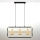 Jupiter 2027 - Lámpara colgante FIORI 3xG9/10W/230V negro/dorado/beige