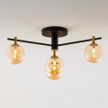 Jupiter 2031 - Lámpara de techo FIGARO 4xG9/10W/230V negro/dorado/beige