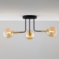 Jupiter 2037 - Lámpara colgante BURANO 3xG9/10W/230V negro/dorado/beige