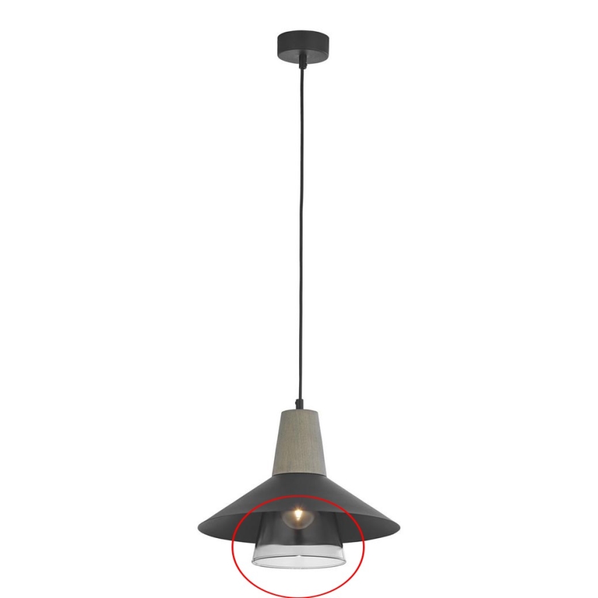 Jupiter - Vidrio de repuesto para lámpara de araña BONDY E27 diá. 14,5 cm beige