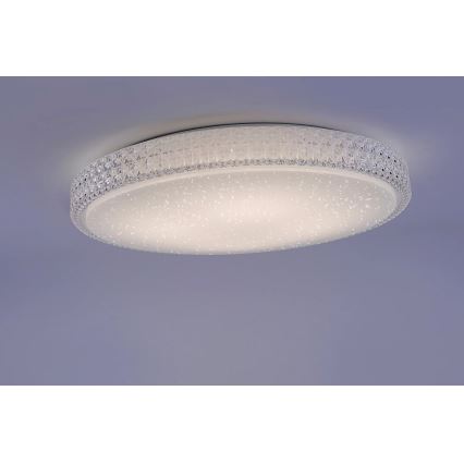 JUST LIGHT. 14745-00 - Plafón LED RGB regulable FRIDA LED/36W/230V 2700-5000K + control remoto