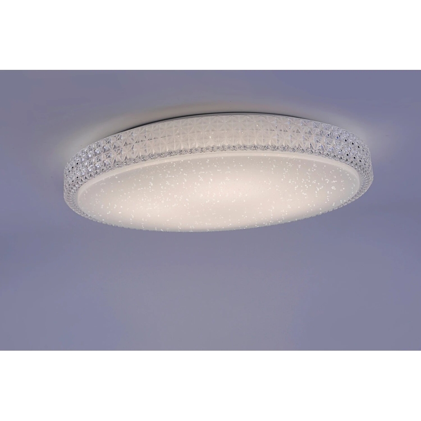 JUST LIGHT. 14745-00 - Plafón LED RGB regulable FRIDA LED/36W/230V 2700-5000K + control remoto