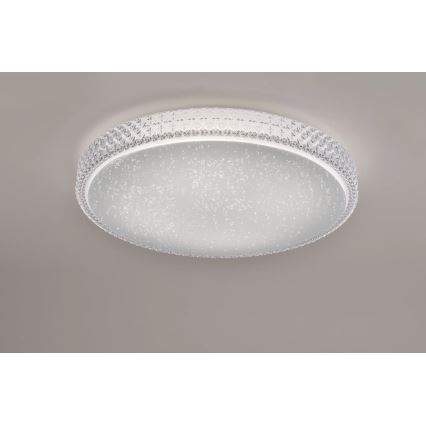 JUST LIGHT. 14745-00 - Plafón LED RGB regulable FRIDA LED/36W/230V 2700-5000K + control remoto