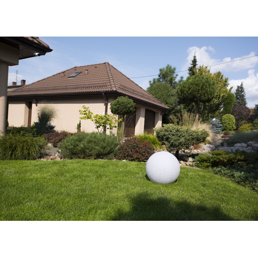 Lámpara de exterior STONO 1xE27/25W/230V diá. 30 cm IP65