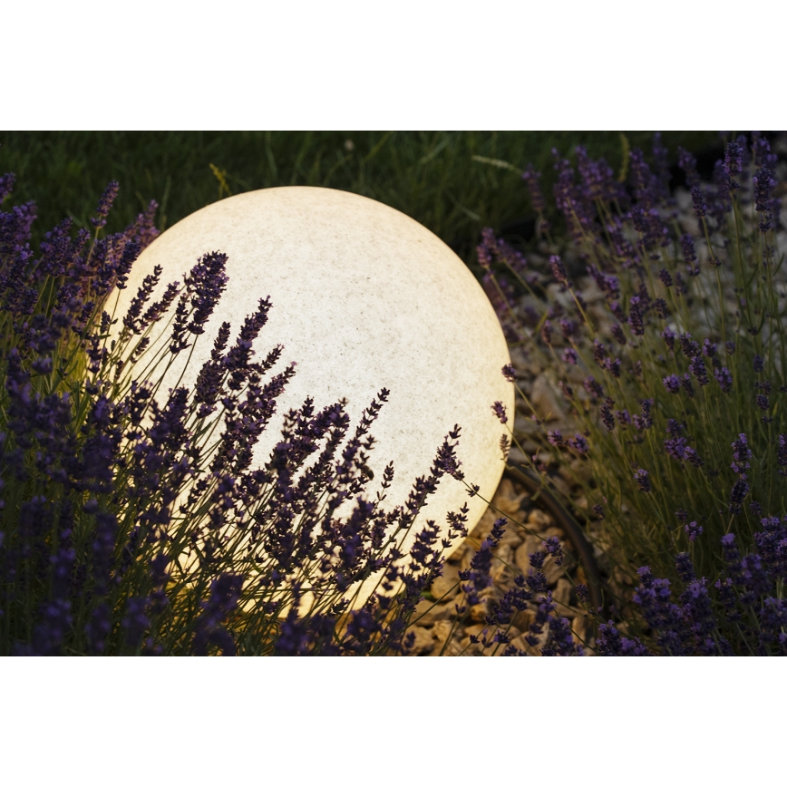Lámpara de exterior STONO 1xE27/25W/230V diá. 30 cm IP65