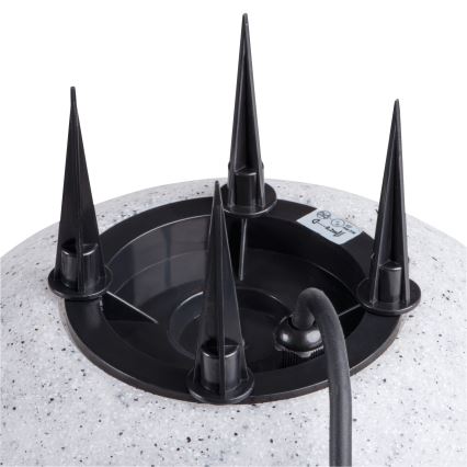 Lámpara de exterior STONO 1xE27/25W/230V diá. 30 cm IP65