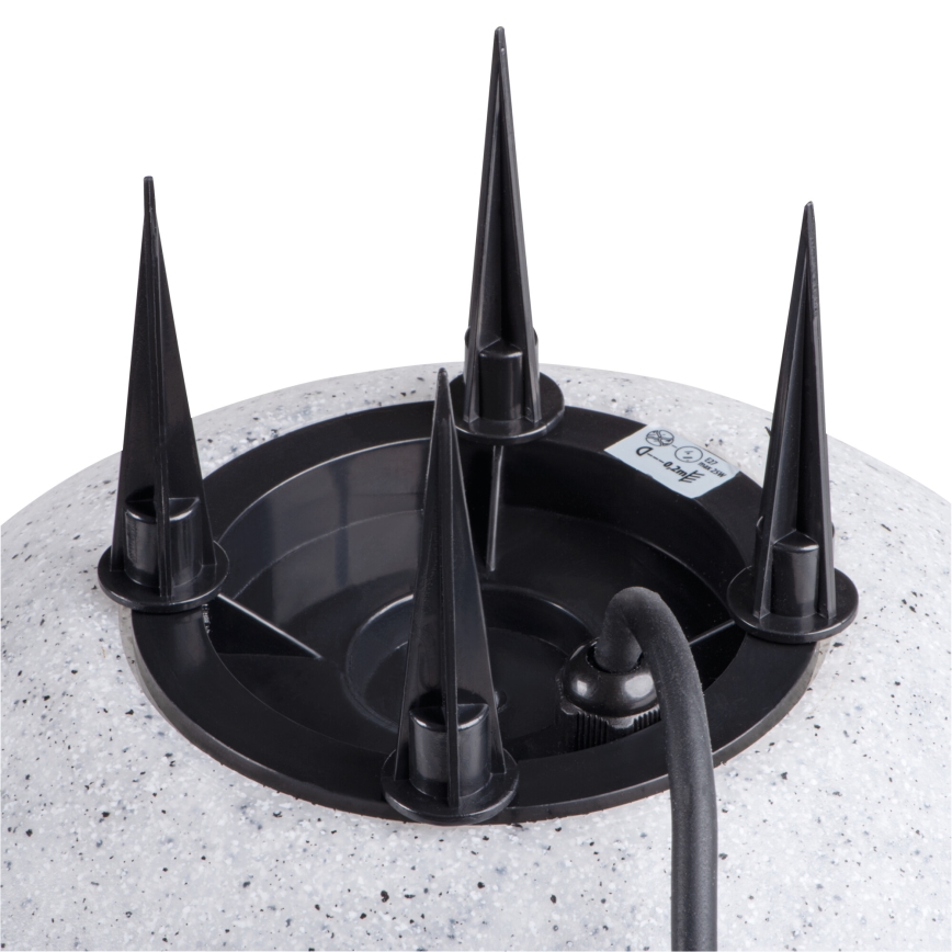 Lámpara de exterior STONO 1xE27/25W/230V diá. 30 cm IP65