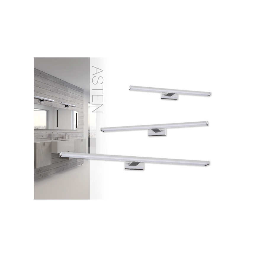 Iluminación LED para espejos de baño ASTEN LED/15W/230V IP44 cromo brillante