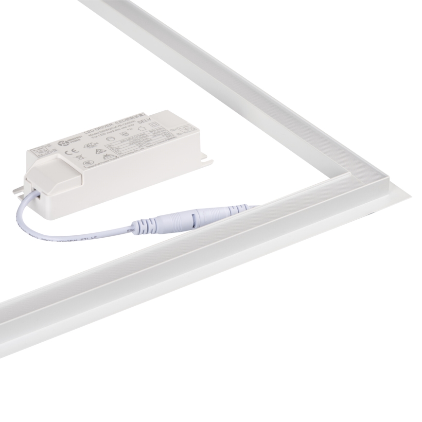 Marco empotrable LED AVAR LED/32W/230V 4000K UGR19 59,5x59,5 cm