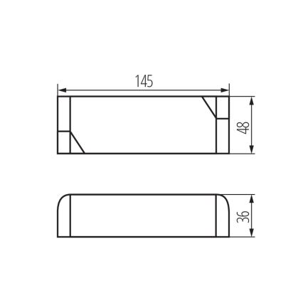 Transformador eléctrico 0-30W/230V/12V DC