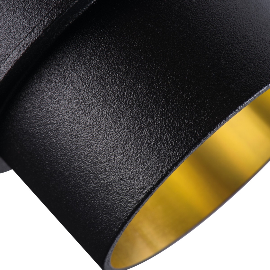 Foco empotrable SPAG GU10/35W negro/dorado